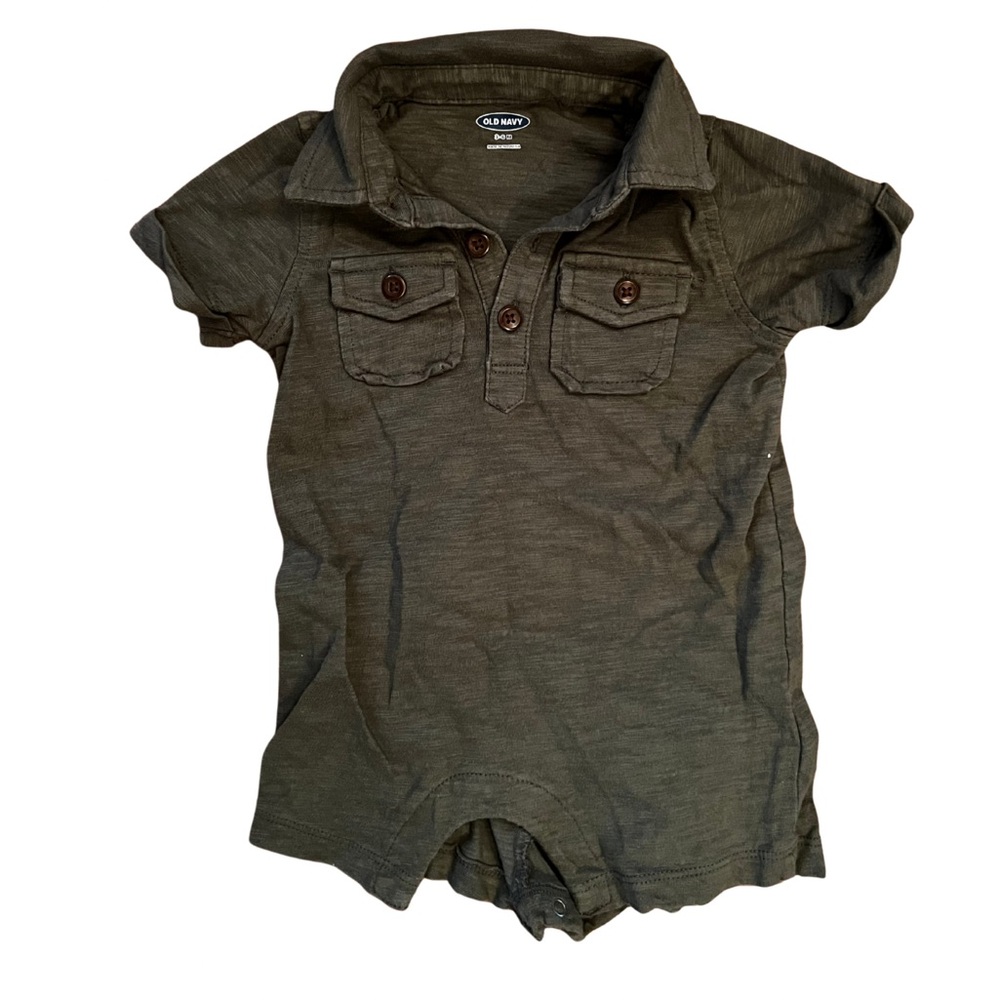 Old Navy Kids Romper 3-6mo in Olive
